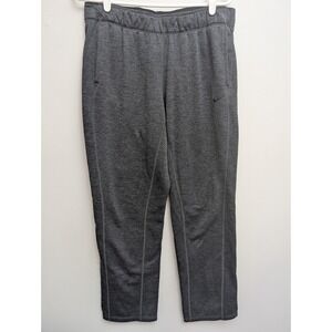 Z7 Nike Therma Fit Women's L Gray Pull On Sweat Pants Low Rise Stretch Waistband